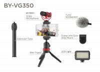 Универсальный видео-набор для смартфона Boya BY-VG350