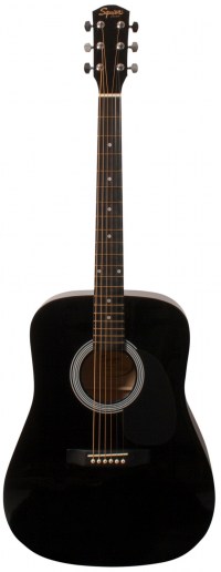 Акустическая гитара Fender Squier SA-105 BLK